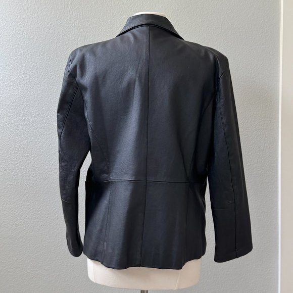 Real Leather Blazer - Picture 2 of 4